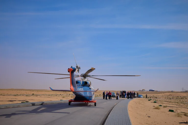 فرضية إخلاء طبي في واحة بريدة العالمية